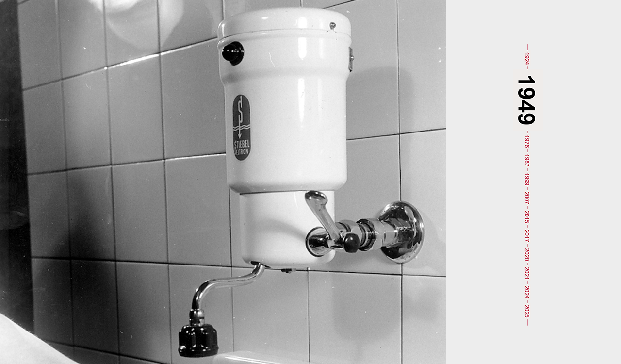 První hydraulický průtokový ohřívač vody