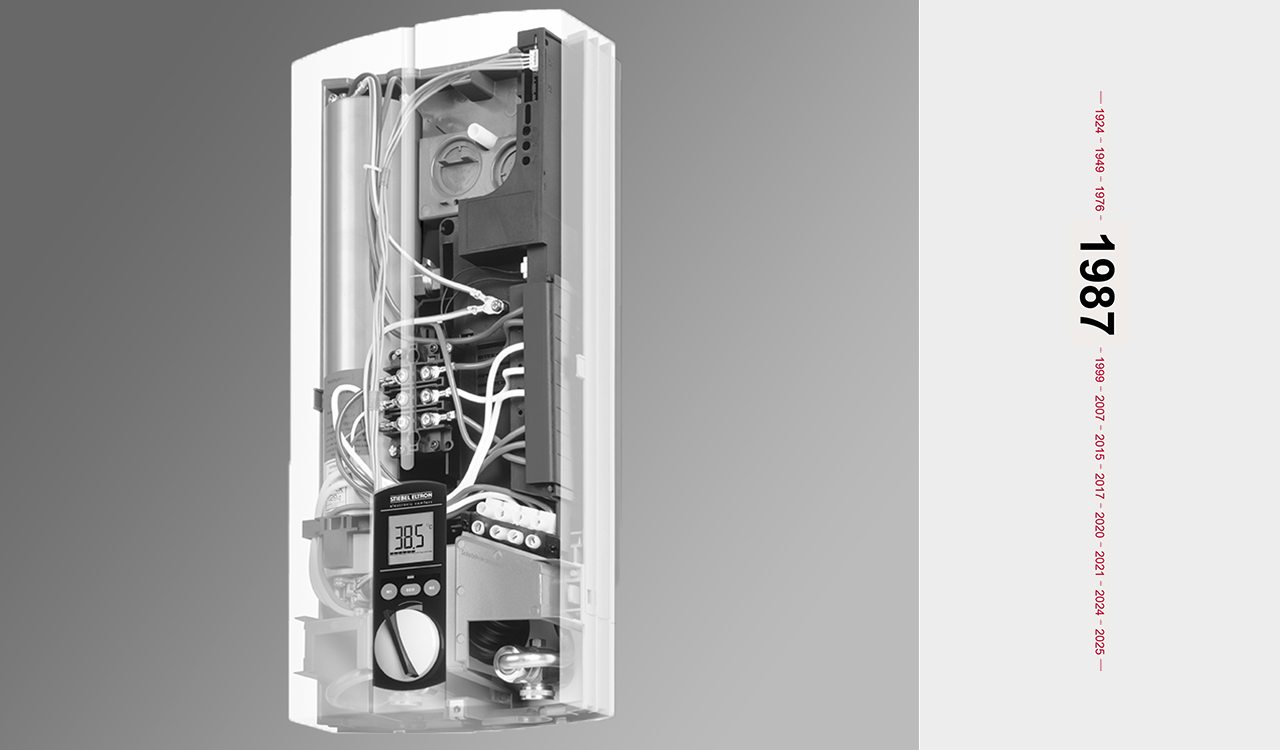 První plně elektronický průtokový ohřívač vody