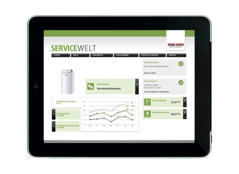 STIEBEL ELTRON Regulace / energetický management ISG web